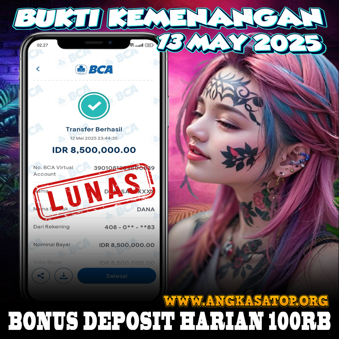 INFO KEMENANGAN ANGKASA BOLA 13 MEI 2025