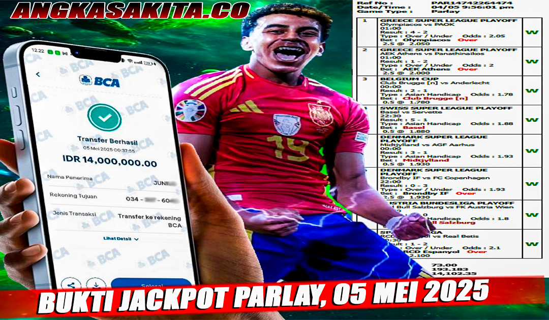 INFO KEMENANGAN ANGKASA BOLA 05 MEI 2025