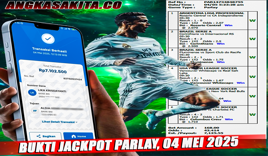 INFO KEMENANGAN ANGKASA BOLA 04 MEI 2025