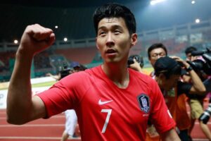 Son Heung-Min sukses membantu timnas Korea Selatan U-23 meraih mendali emas Asian Games 2018. (c) AP