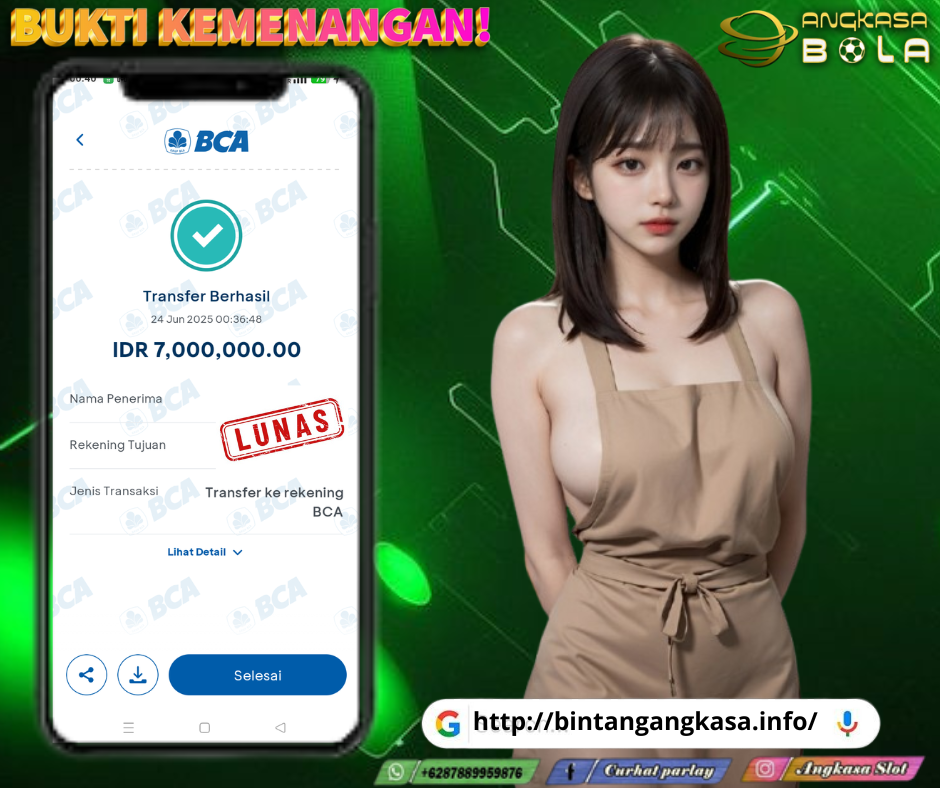 INFO KEMENANGAN ANGKASA BOLA 24 JUNI 2025