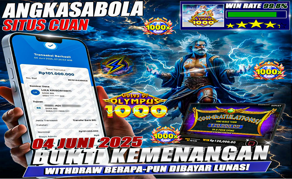 INFO KEMENANGAN ANGKASA BOLA 04 JUNI 2025