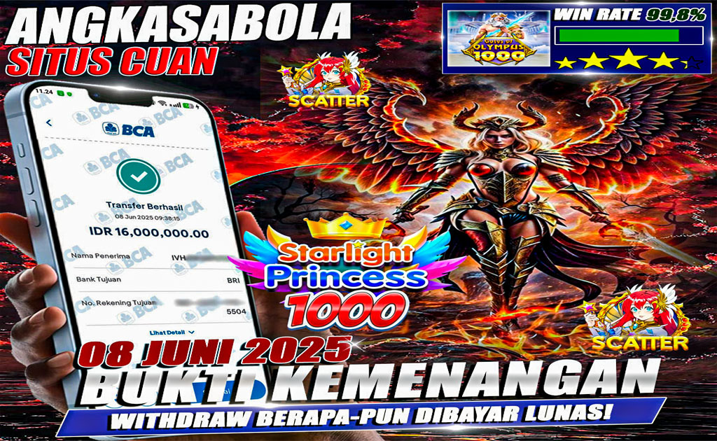 INFO KEMENANGAN ANGKASA BOLA 08 JUNI 2025