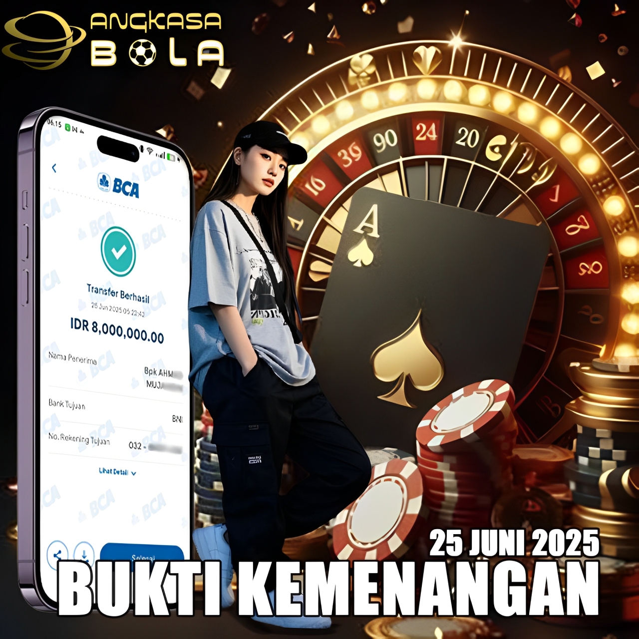 INFO KEMENANGAN ANGKASA BOLA 25 JUNI 2025