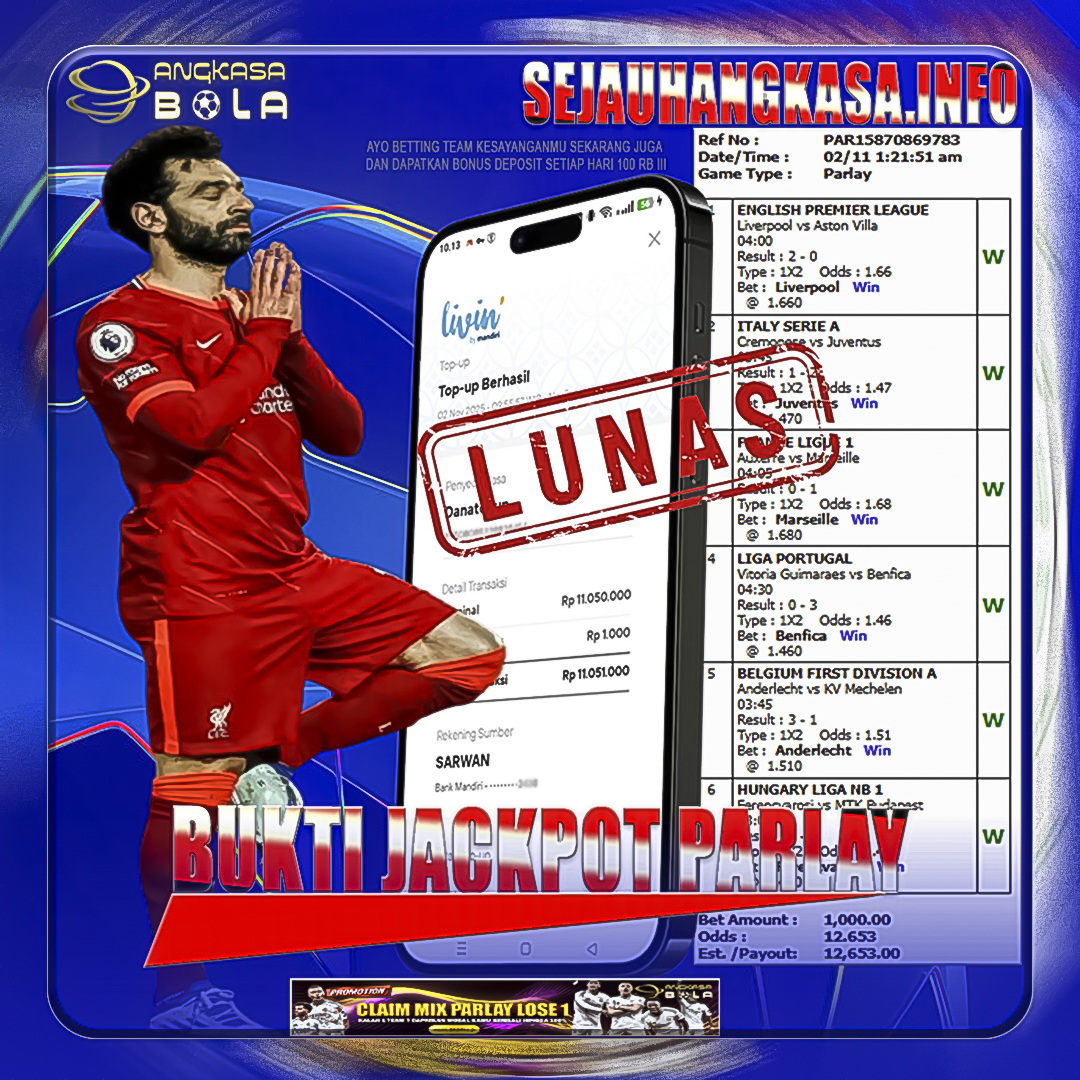 INFO KEMENANGAN ANGKASA BOLA 02 NOVEMBER 2025